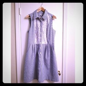 Knee Length Sleeveless Dress